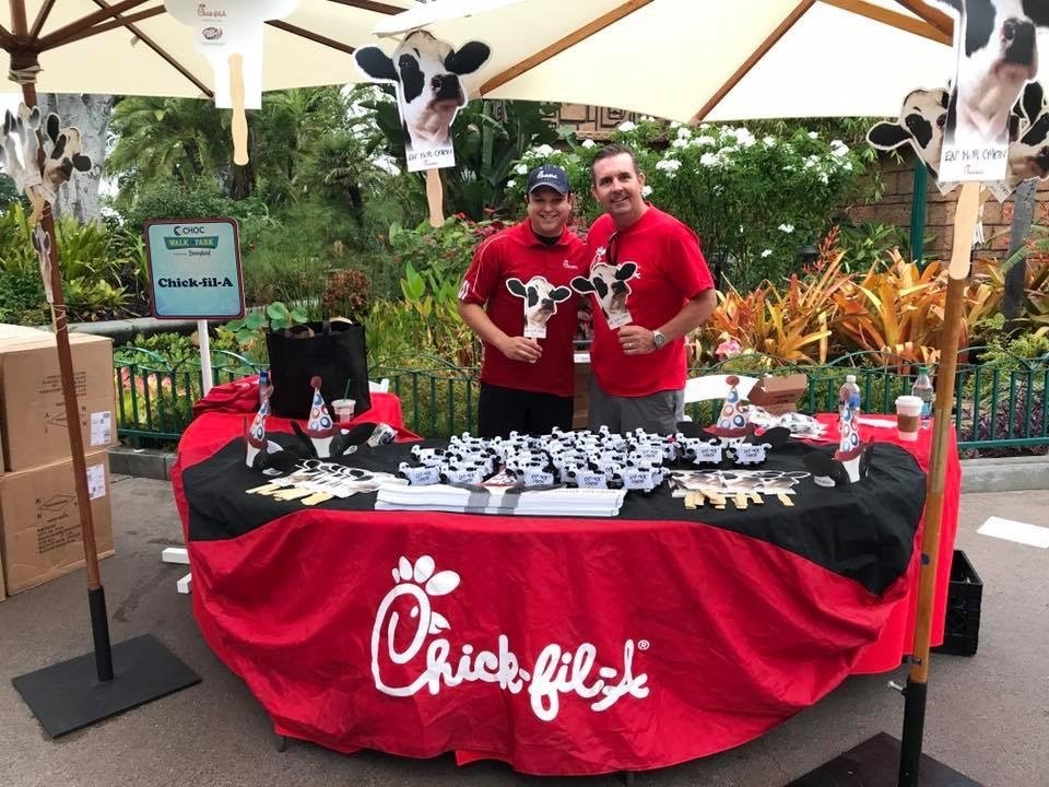 Chick-fil-A table