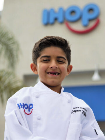 CHOC’s Rayaan Kalhoro Chosen as the National IHOP Kid Chef Champion
